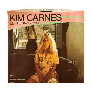 Kim Carnes 80s Hits "Bette Davis Eyes" and "Invisible Minds" 45  Vinyls  - MINT